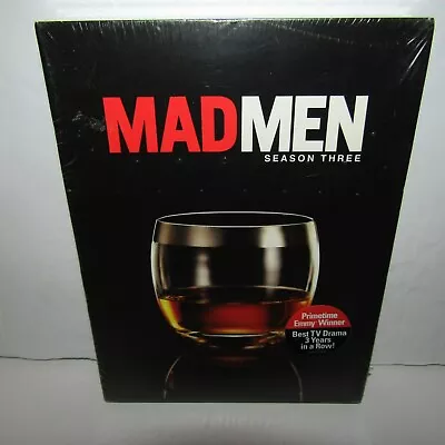 Mad Men Season Three DVD Widescreen Brand New And Sealed Season 3 • $7.99