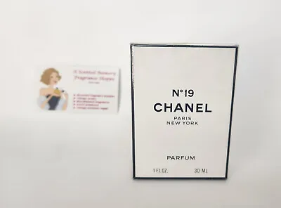 Vintage Chanel No. 19 Pure Parfum Extrait ~ SEALED BOX ~ 30 Ml ~ Xmas 1997 • $225