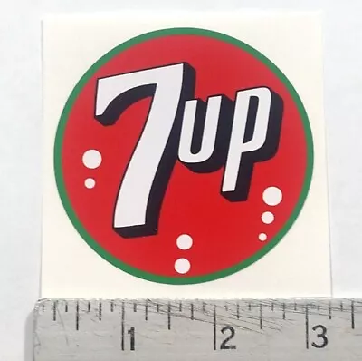Vintage 7up 7-UP Red/Green 1943-1972 Soda Pop Sticker Decal • £6.52