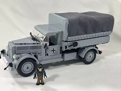 Big 25cm Long Opel Blitz  German  Truck Berlin & Figure  Cobi Used Large • $80