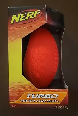 Vintage Nerf Turbo Micro Red Black Foam Football • $17.99