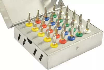 Conical Drills Kit 25pcs Set With Stoppers Dental Implant Guided • $139.99