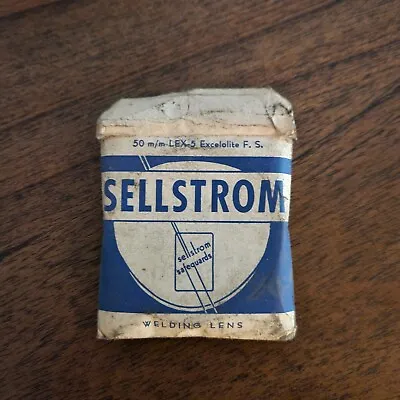 Vintage Pair Of Sellstrom 50 M/m Lev-6 Weldlite Welding Lens Steampunk Accessory • $12.90