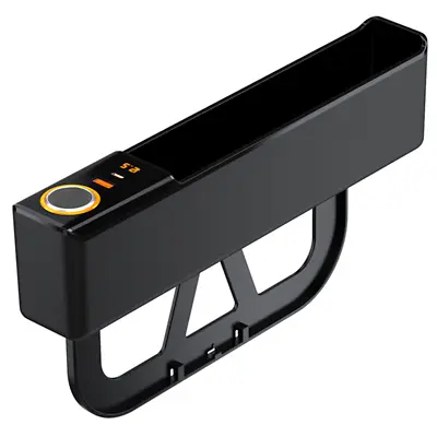 Rechargeable Car Accessories Seat Gap Storage Box Phone Holder Organizer Black • $28.70