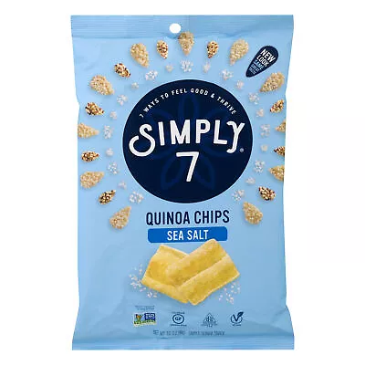 Simply 7 Chip Quinoa Sea Salt 3.5 Oz (Pack Of 8) • £49.46