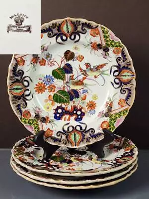 (4) Mason's Ironstone Chinoiserie Dinner Plates Birds In A Bush Orientalist • $19.99