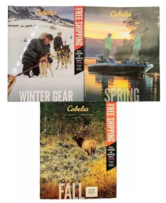 Cabelas Catalog Spring Fall Winter Gear 2016 Lot Of 3 Fishing Hunting Outdoors • $24.98