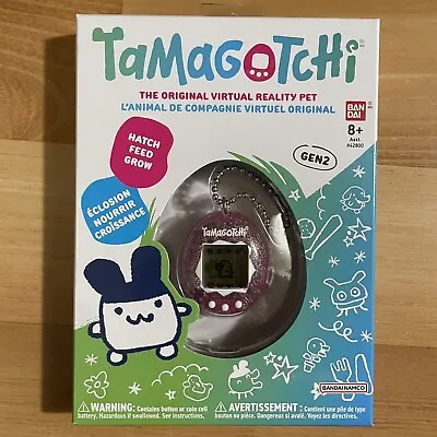 Original Tamagotchi Virtual Reality Pet Pink Glitter Gen 2 Bandai NEW SEALED • $28.14