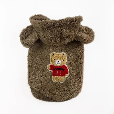 $16.99 • Buy Cute Teddy Bear Dog Clothes Teacup Hoodie Coat Sweatshirt Warm Sweater