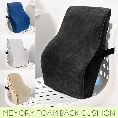 $24.69 • Buy Lumbar Back Support Waist Cushion Memory Foam Pillow Home Car Office Seat Chair