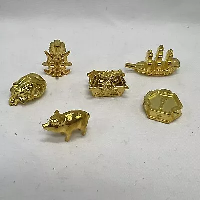 Monopoly Sea Of Thieves Replacement Pieces Pirate Player Tokens Gold Color 6 Pc • $21.99