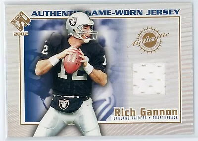 2002 Pacific Private Stock Reserve Rich Gannon Game Worn Jersey Raiders QB • $9.25