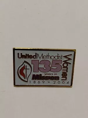 United Methodist Women 135 Years In Mission Lapel Pin • $10