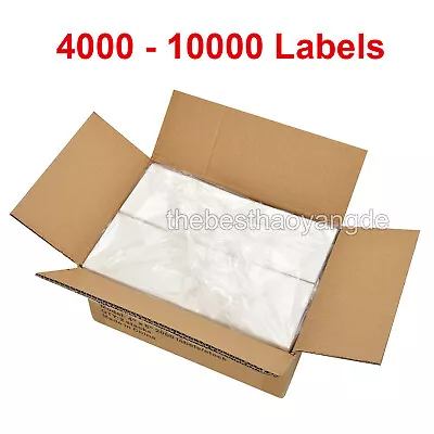 4000-10000 4x6 Fanfold Direct Thermal Shipping Labels For Zebra & Rollo Printers • $71.94