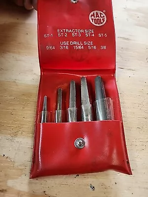 MAC Tools USA Screw Extractors Set No. 353 In Case 5663es • $8.50