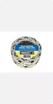 Everbuild Mammoth Multipurpose Double Sided Tape High Tack 50mm X 25m • £6.99
