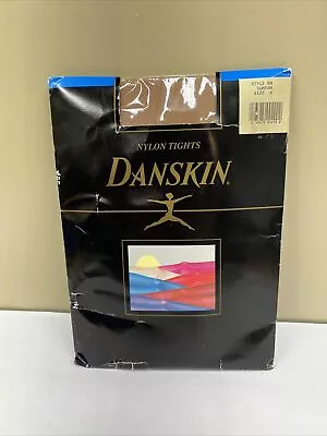 Vintage Danskin Adult Tights Style 69 Size A Suntan 1993 • $9.99