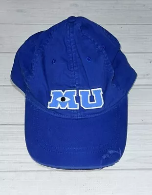 Disney Parks Monsters Inc MU University Logo Hat Baseball Cap Adults Blue C • $29.99