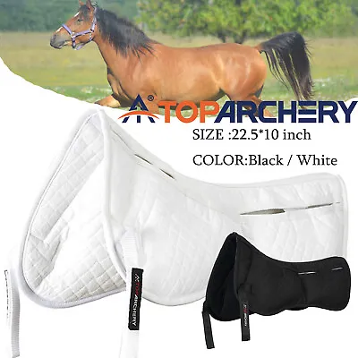 TOPARCHERY Cotton Horse Saddle Pad 22.5*10 Inch Correction With Soft Memory Foam • $50.05