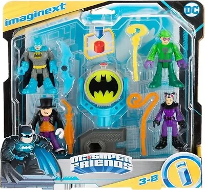 Imaginext DC Super Friends Batman Toys Bat-Tech Bat-Signal Multipack • £16.99