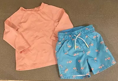 Lot Of 8 Baby Toddler  Boy Swimsuits 18-24mo • $25