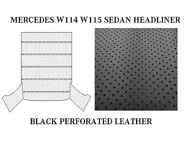 Roof Ceiling Sky Headliner For Mercedes W115 W114 Sedan Without Sunroof Black • $129