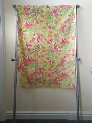 Vintage 60's/70's Multicoloured Cotton/ Polyester Material • £12.50