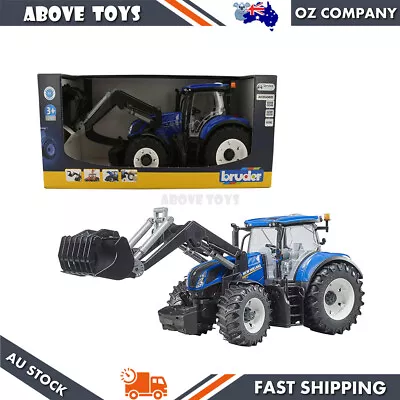 Bruder 1:16 Scale New Holland T7.315 With Frontloader Farm Tractor Toy Model • $128.99