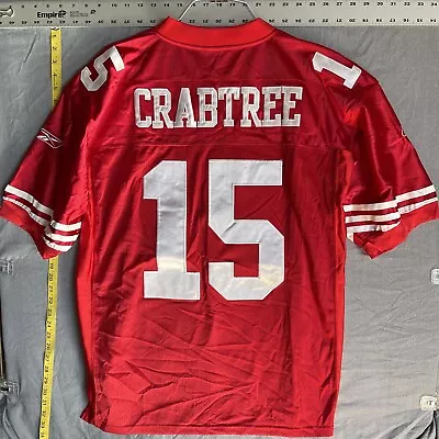 Reebok Onfield San Francisco 49ers Michael Crabtree #15 Stitched Jersey Size 50 • $42.50