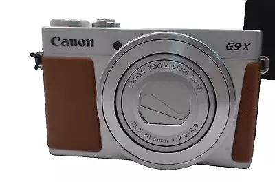 Canon PowerShot G9 X Digital Camera Silver + Pouch • £319.99