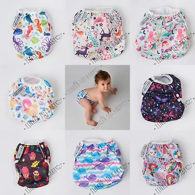 Reusable Baby Swim Nappy Cover Pant Newborn To Toddler Boy Girl Swimmers AU POST • $16.95