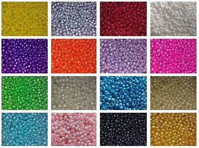 SALE 🌟 3 For 2 🌟 100 Pearl Pony Beads 9x6mm Barrel Shape - Single Colours • £2.99