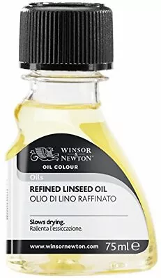 UK Winsor Newton Refined Linseed Oil 75 Ml3021748 Size Name 75 Ml Style Name Uk • £6.85