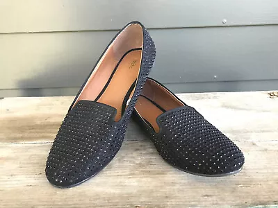 Mossimo Women's Shoes Slip-on Beaded Black Flats 8.5M • $9