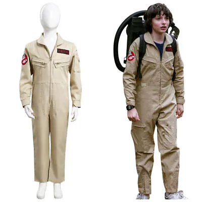 Kids Ghostbusters Cosplay Costume Jumpsuit Outfits Halloween Carnival Sui • $38.87