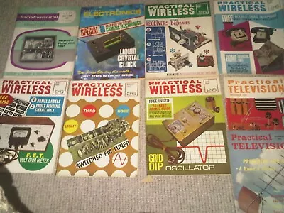 The Radio Constructor Practical Electronics Wireless Practical Television 1960s • £15