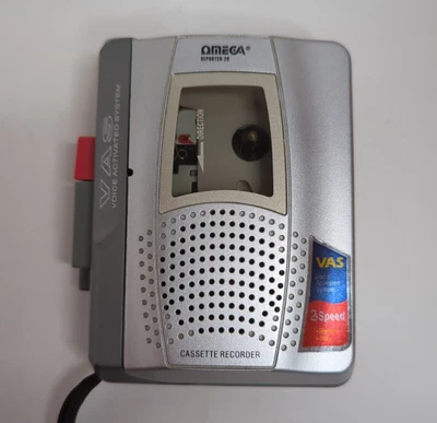 £9.99 • Buy Cassette Recorder Omega Reporter 20 Voice Activated System 7920 Voice Recorder