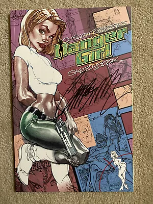 WILDSTORM - J. SCOTT CAMPBELL'S DANGER GIRL SKETCHBOOK #1 DF Variant SIGNED '01 • $199.99