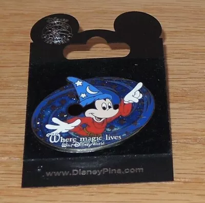 Disney World - Sorcerer Mickey Mouse Pin  - Where Magic Lives ~ 2007 • $10