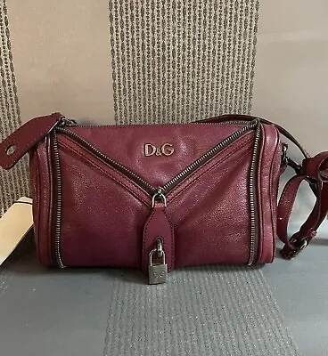 D&G Designer LOCK & KEY CROSS BODY ZIP BAG  • £250