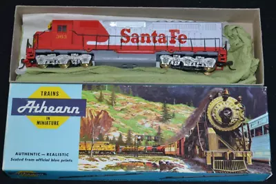 Vintage Athearn 4107 Atsf Santa Fe Sdp-40 Diesel Locomotive Ho Scale • $49.99