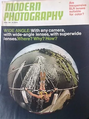 Modern Photography Magazine Wide Angle Photos April 1966 082617nonrh • $12.99