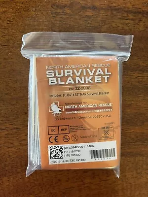 EMERGENCY SURVIVAL BLANKET Mylar Foil North American Rescue • $5