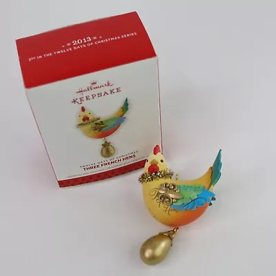 2013 Hallmark 12 Days Of Christmas 3rd In Series Three French Hens • $19.67