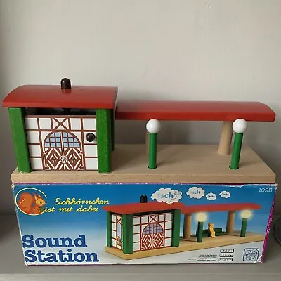£0.99 • Buy BRIO? STATION - Wooden Sound Station - Needs Repair - Vintage - Germany - Boxed