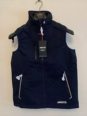 Musto Men's Sardinia 2.0 BR1 Gilet Navy XS New With Tag's RRP £130 • £45