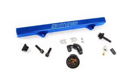 K-Tuned Multi Port Fuel Rail Kit Blue K Series With Center Mount Gauge And IAA • $249.99