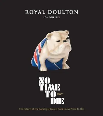 £64.90 • Buy Royal Doulton Jack The Bulldog 007 James Bond No Time To Die Brand New IN STOCK 