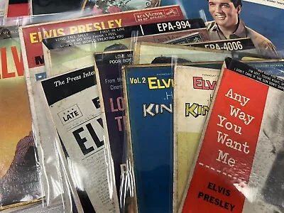 Lot Of 20 Vintage Elvis Presley Original 1950's 45 RPM Records • $150