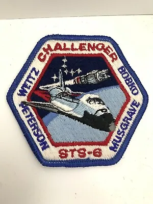 £4.50 • Buy Challenger Space Shuttle Crew Mission Patch, STS-6 